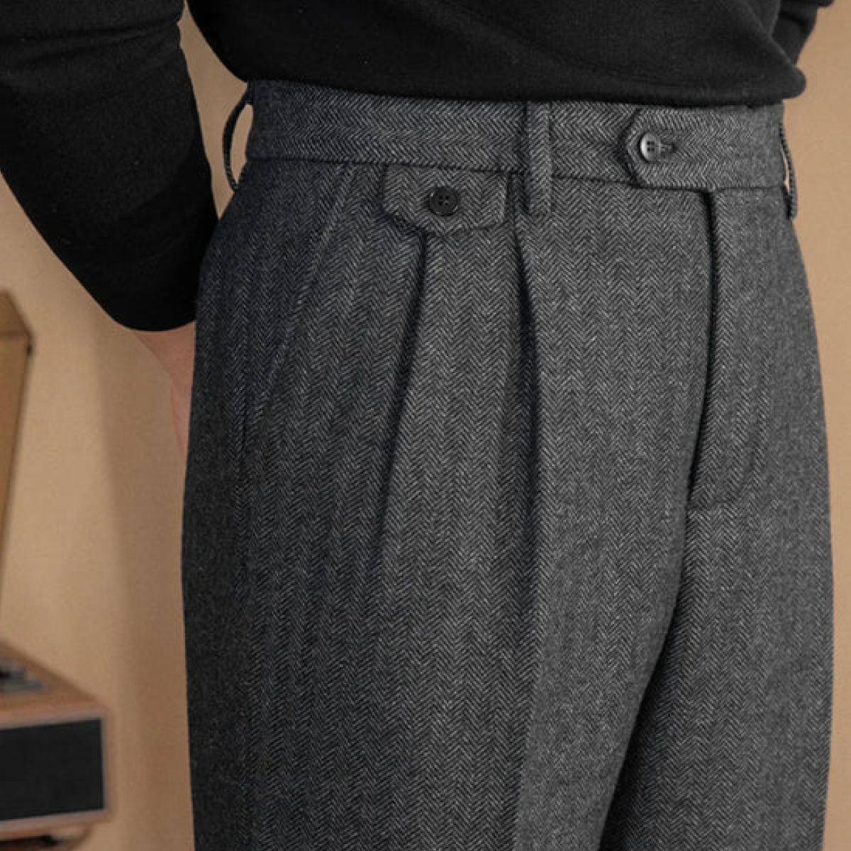 WOOL TROUSERS