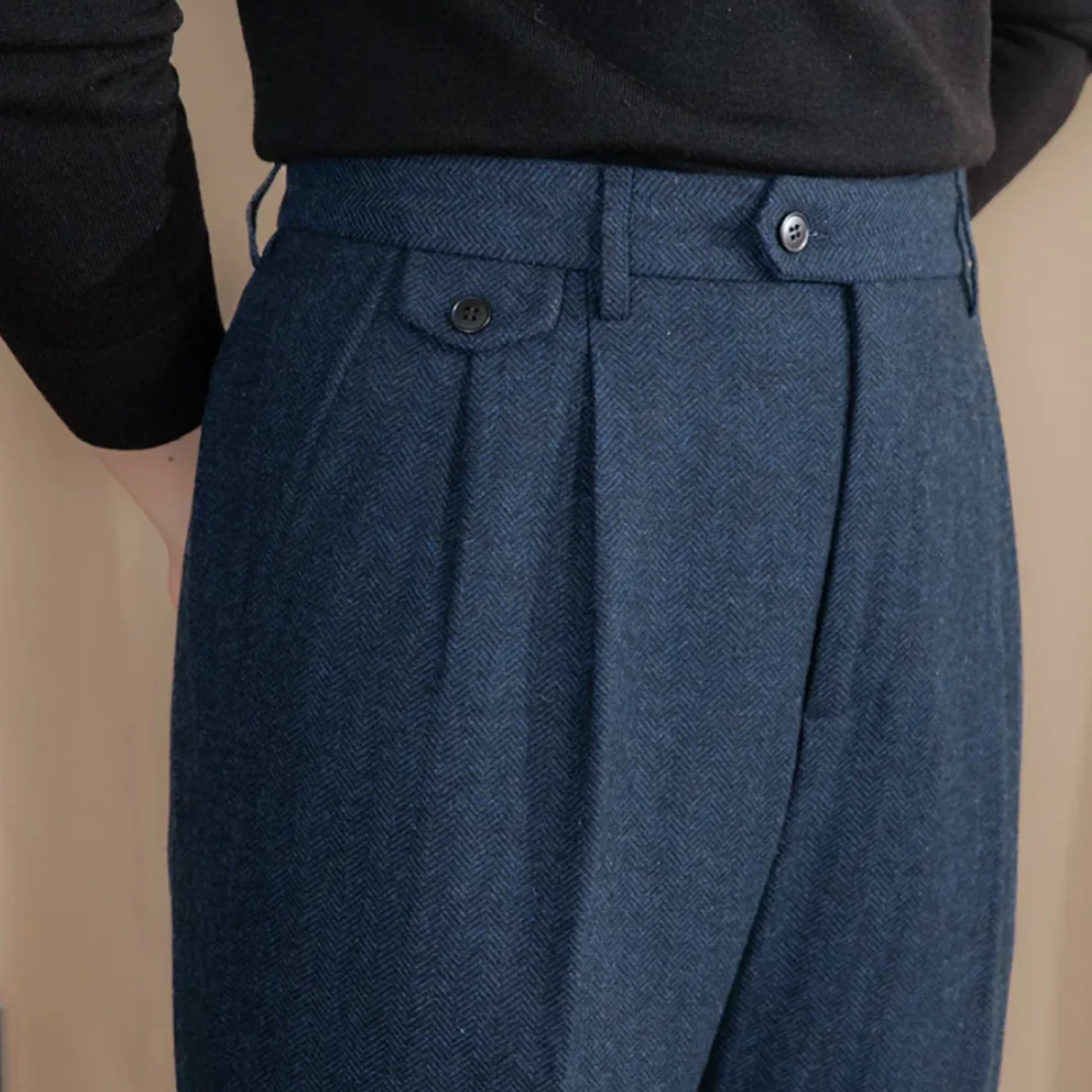 WOOL TROUSERS