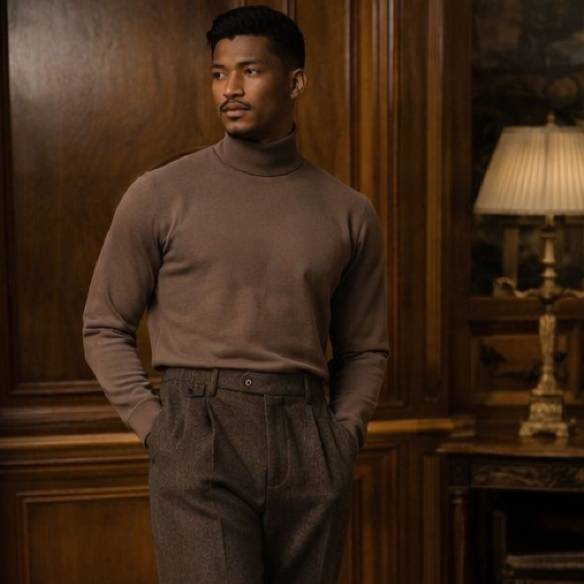 WOOL TROUSERS